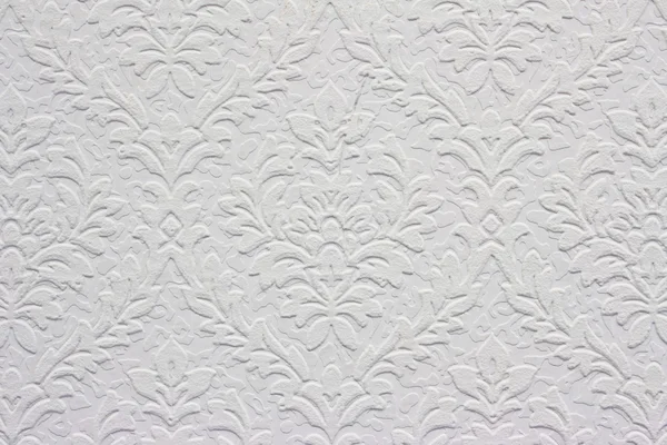 Винтажный белый цветочный узор, обои — стоковое фото