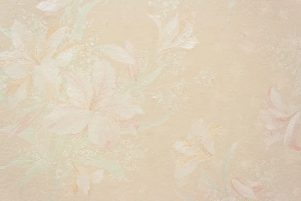 ヴィンテージ パール ピンク、花柄の壁紙 — ストック写真