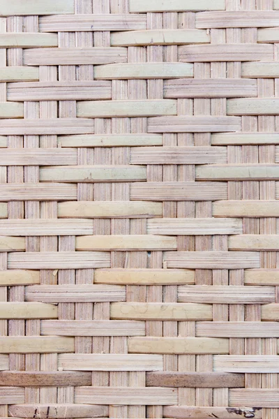 Thai handcraft of bamboo weave pattern — Stock Photo, Image