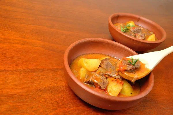 stock image Meat stew with potatoes