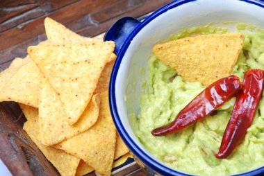 guacamole ve cips