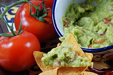 guacamole ve cips