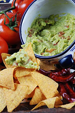 guacamole ve cips