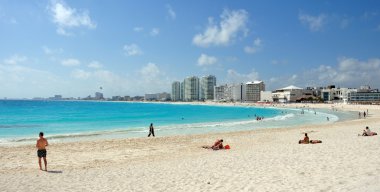 Cancun beach clipart