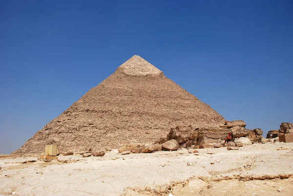 Horizontale weergave van de piramide van cheope — Stockfoto