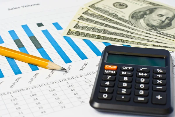 Business financial chart — Stock Photo, Image