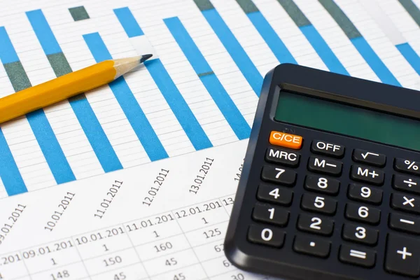 Business financial chart — Stock Photo, Image