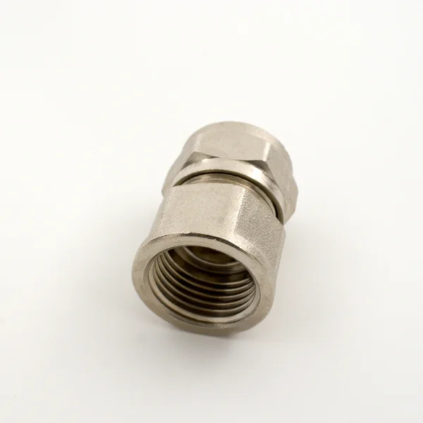 Montagem para tubos de metal-plástico — Fotografia de Stock