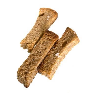 Crackers of rye bread. clipart