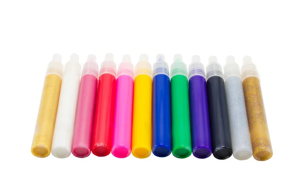 Многоцветные ручки с войлочными наконечниками — стоковое фото