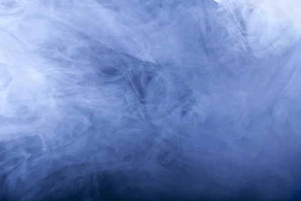 Fondo de humo azul claro con pantallas de luz Imagen de stock