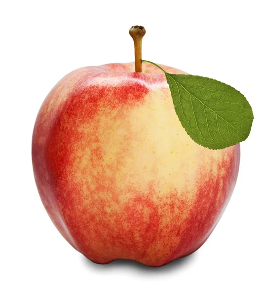 고립 된 빨간 사과 — 스톡 사진