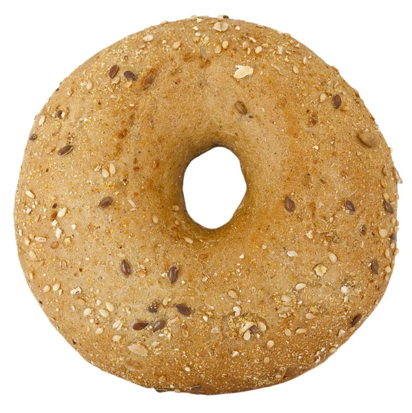Brot. Bagel auf weißem Hintergrund — Stockfoto