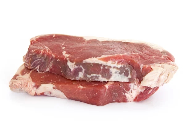 Schweinefleisch. rohes Steak — Stockfoto