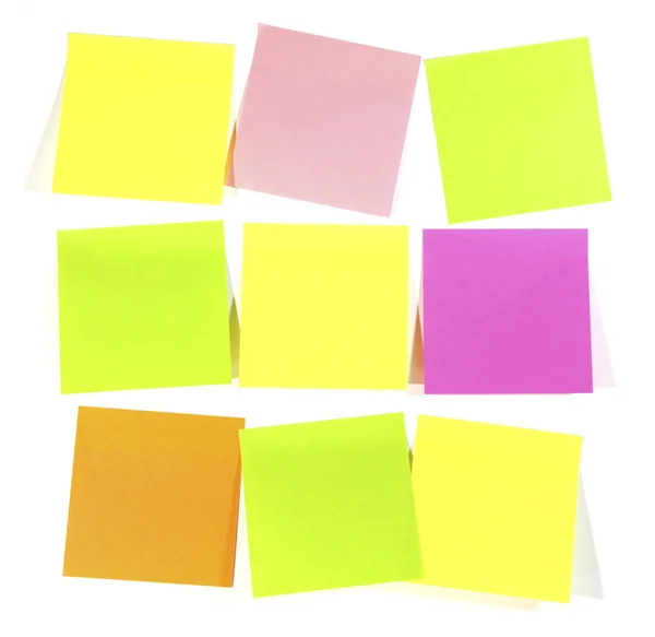 Postit 注意 — 图库照片