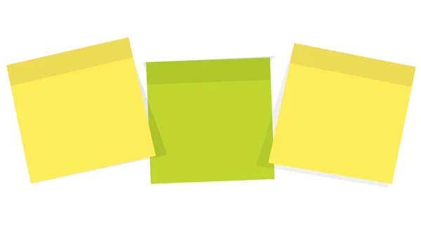 Post it for reminder note — Stock Vector