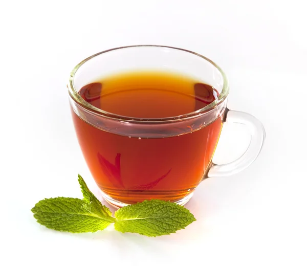 Taza de té con menta — Foto de Stock