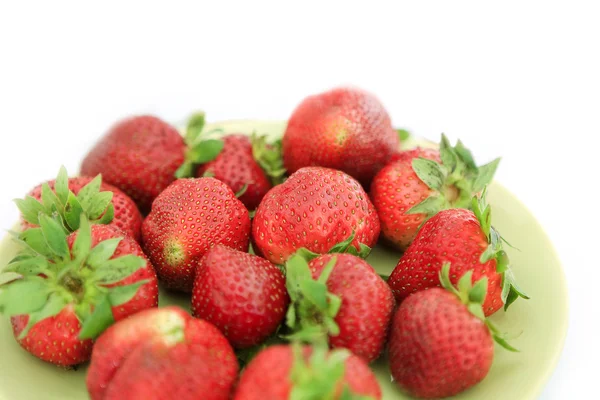 Montón de fresas frescas — Foto de Stock