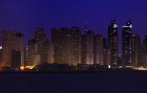 Ντουμπάι το βράδυ — Φωτογραφία Αρχείου