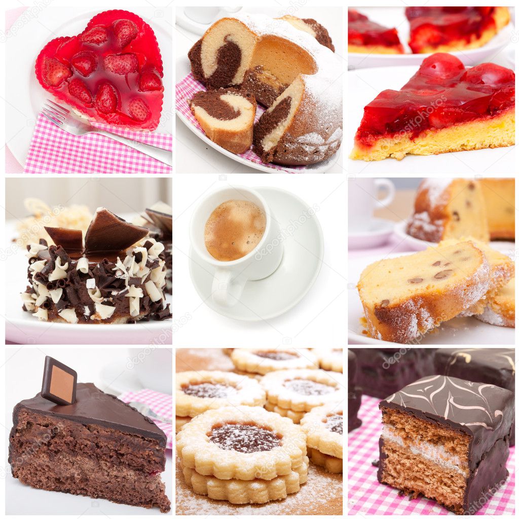 Desserts Collage