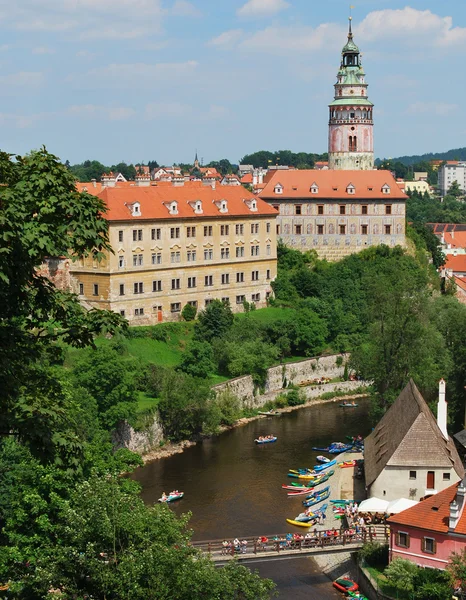 Centro histórico de Cesky Krumlov, República Checa —  Fotos de Stock