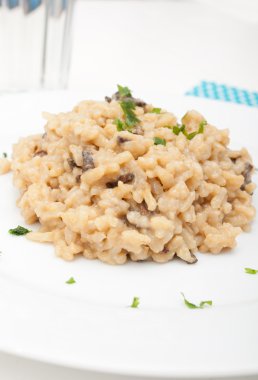 mantarlı risotto