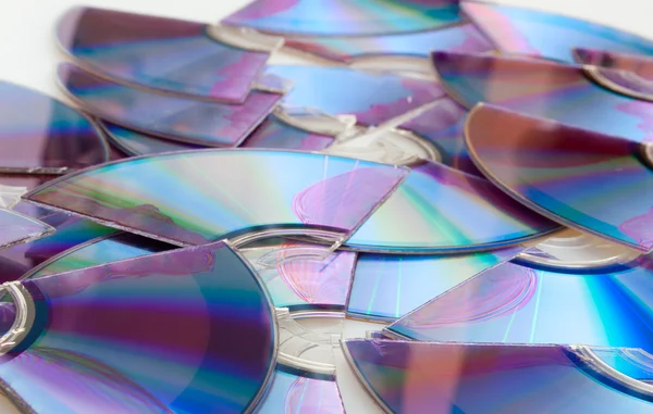 Broken CDs — Stock Photo, Image