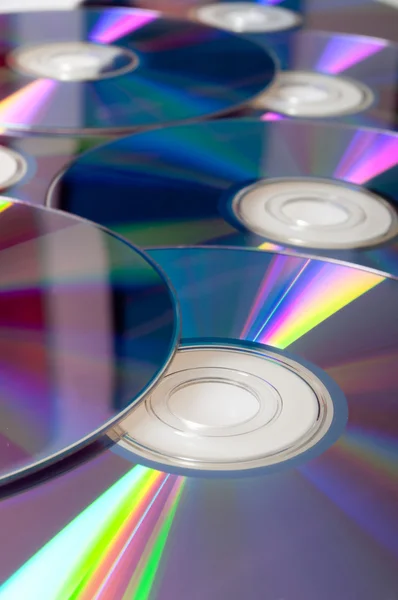 Compact Discs Hintergrund — Stockfoto