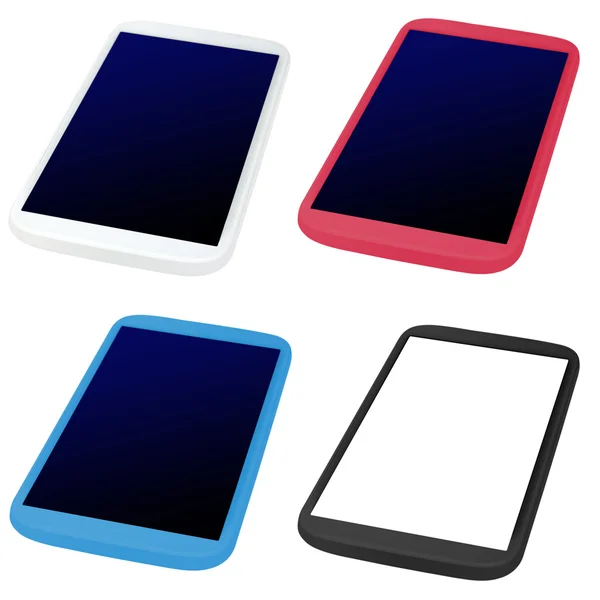 Mobiltelefon - tabletta — Stock Fotó