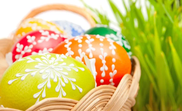 Malowane jaja wielkanocne — Zdjęcie stockowe