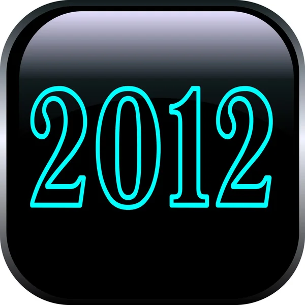 Кнопка 2012 — стоковий вектор