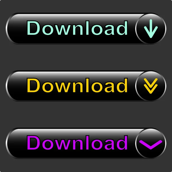 Vector button Download — Stock Vector
