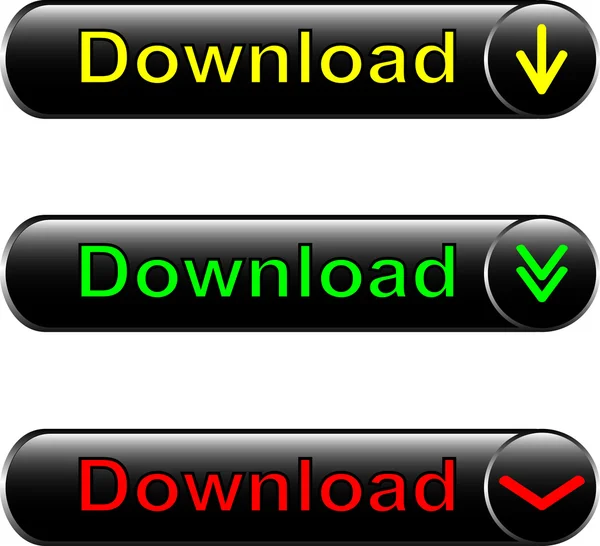 Botón Vector Descargar — Archivo Imágenes Vectoriales