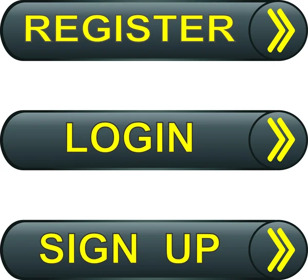 stock vector Button register