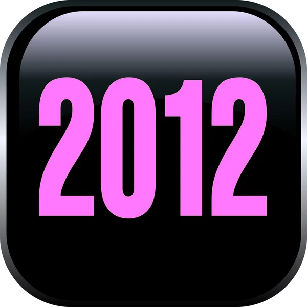 Кнопка 2012 — стоковий вектор