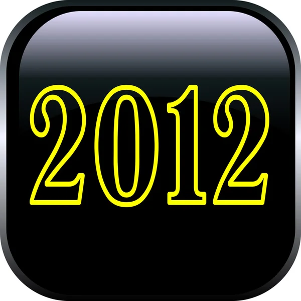 Кнопка 2012 — стоковый вектор