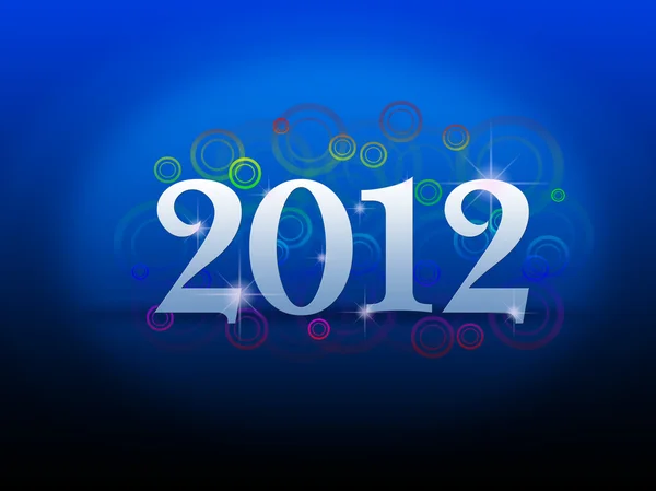 Cartão de Ano Novo 2012 — Fotografia de Stock
