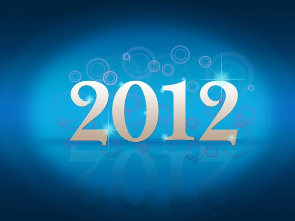 Neujahrskarte 2012 — Stockfoto