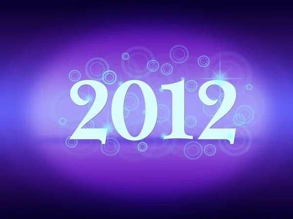 Új év kártya 2012 — Stock Fotó
