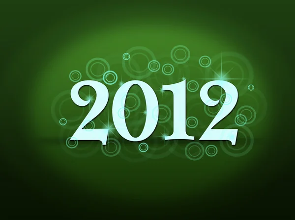 Új év kártya 2012 — Stock Fotó