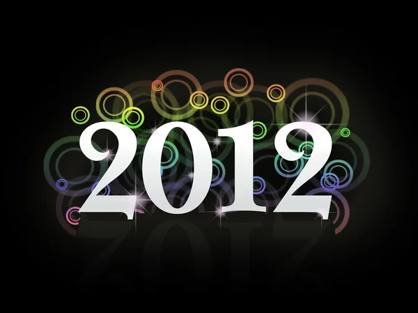 Cartão de Ano Novo 2012 — Fotografia de Stock
