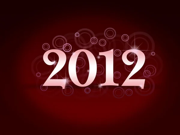 Tarjeta de Año Nuevo 2012 —  Fotos de Stock