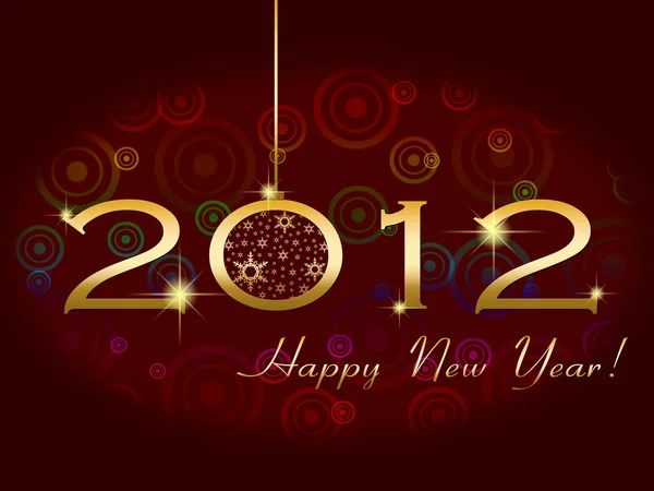 Felice anno nuovo 2012 — Foto Stock