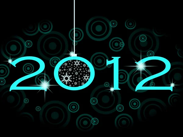 Щасливий новий рік 2012 — стокове фото