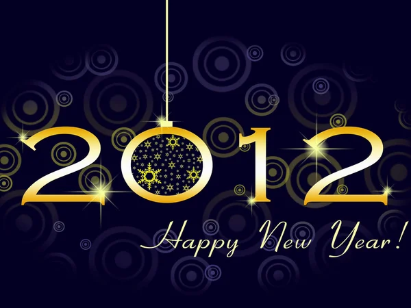 Felice anno nuovo 2012 — Foto Stock