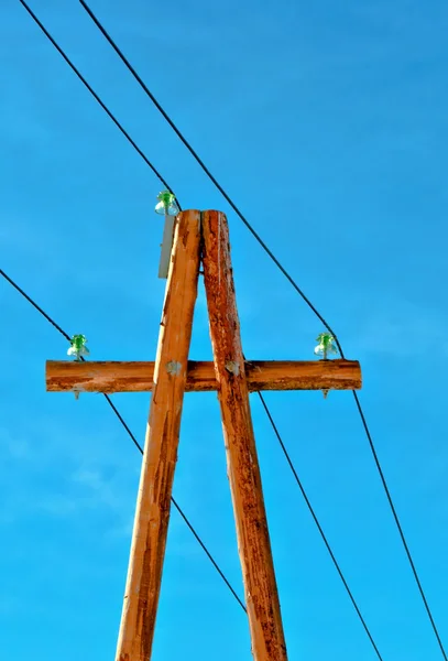 stock image Electric column