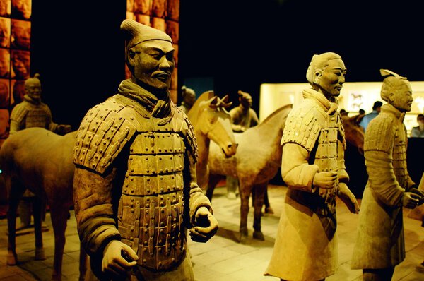 Terracotta warriors and horses