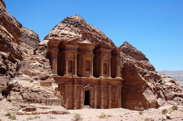 Tesoro en Petra, Jordania — Foto de Stock