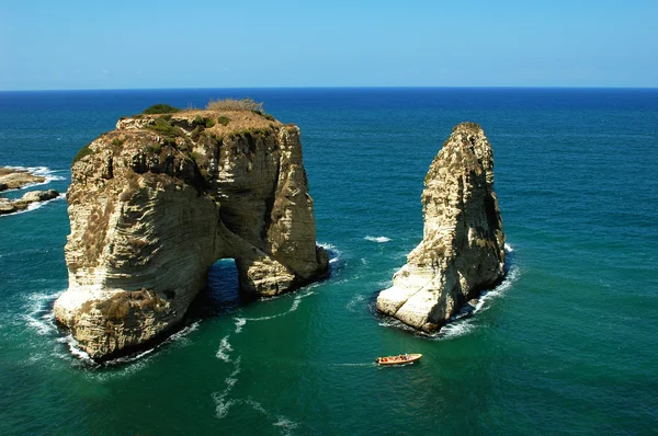 stock image Pigeon Rocks,Beirut Lebanon