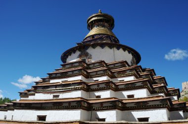 Grand pagoda gyangze rahipleri, tibet